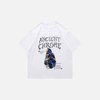 Wide-Body Print Letter Print Short Sleeve T-Shirt