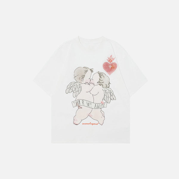 Halo-Print Print Easy-Fit Short T-Shirt alternatif görünüm
