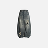 2000s Heritage Faded Torn Bell Leg Denim