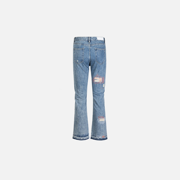 Blue Faded Bell Denim alternatif görünüm