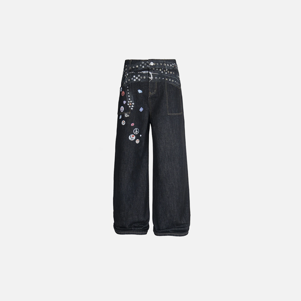 Heritage Graphic Relaxed Blue Denim
