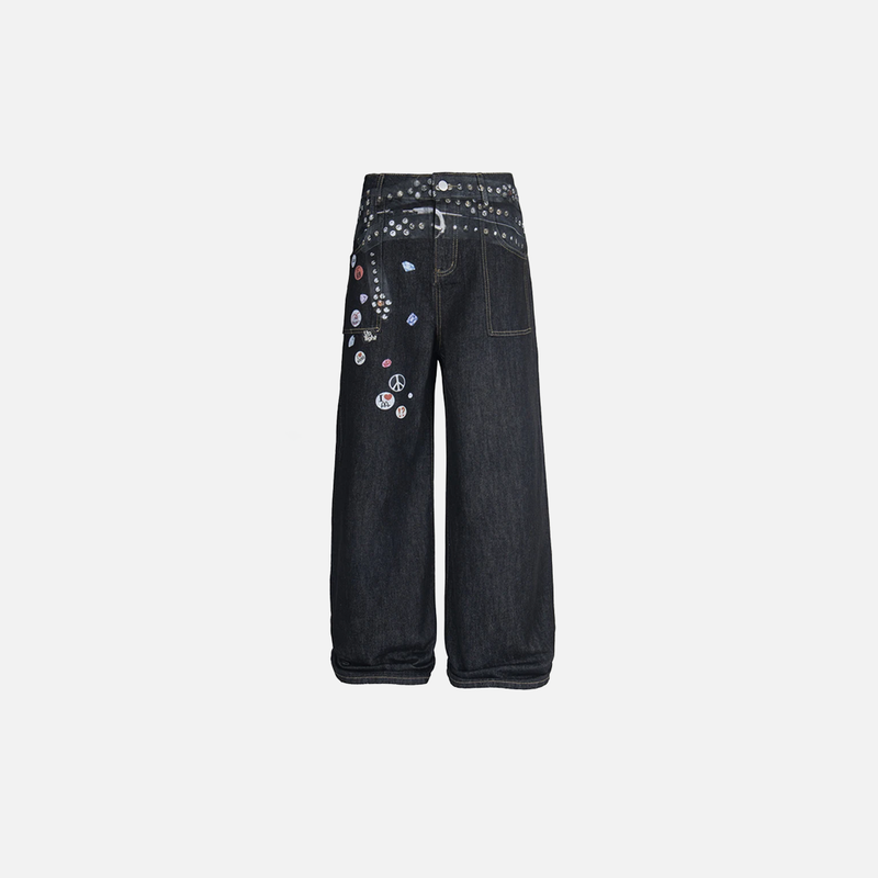 Heritage Graphic Relaxed Blue Denim