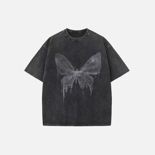 Retro-Faded Short-Sleeved Archive Chrysalis T-Shirt alternatif görünüm