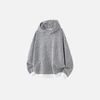 2000s Lazy Striped Oversized Knit Sweatshirt