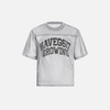 Translucent Mesh Patterned Everyday Training T-Shirt