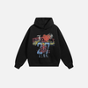 Chic Side-Pocket Graffiti Sweatshirt