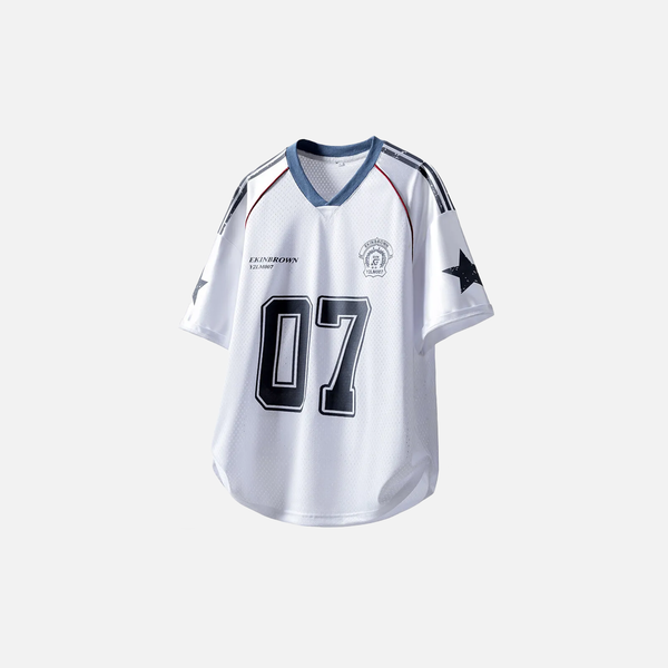 Comfortable Illustrated Game-Day Jersey T-Shirt