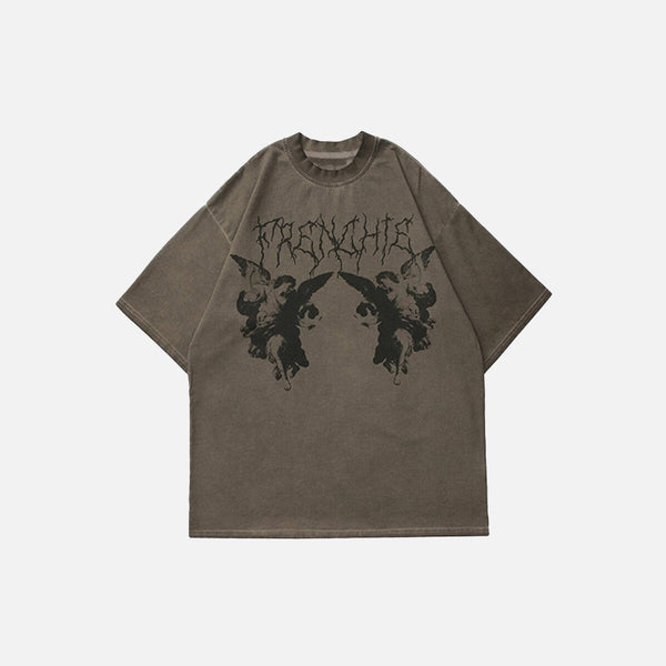 Obsidian Seraphic Relaxed-Cut T-Shirt alternatif görünüm