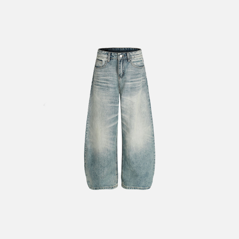 Heritage Rinse Blue Faded Easy Cut Denim