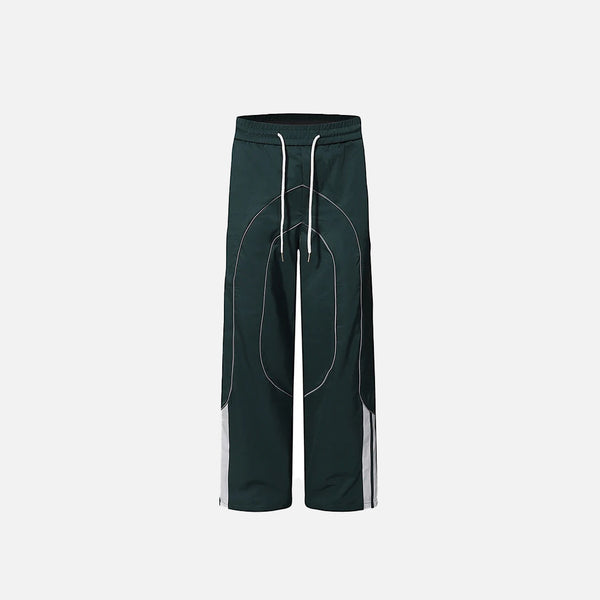 Bol Kesim Çizgili Jogger, önden görünüm — Navra Wear