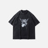Acid-Rinsed Oversized Dobermann T-Shirt