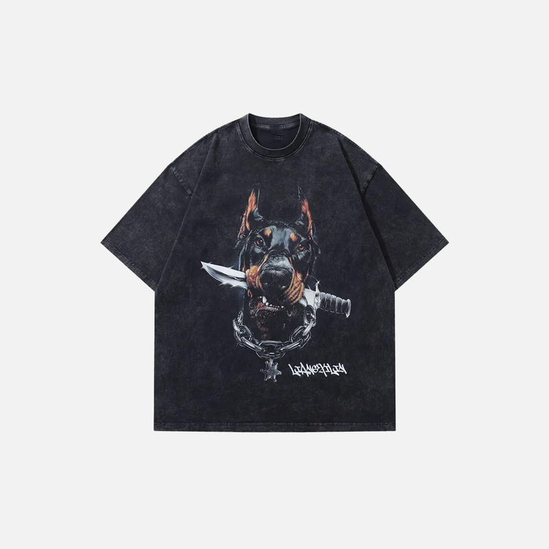 Wide-Body Aged Canine Visual T-Shirt