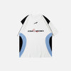 Hipster Drop-Shoulder Spliced T-Shirt