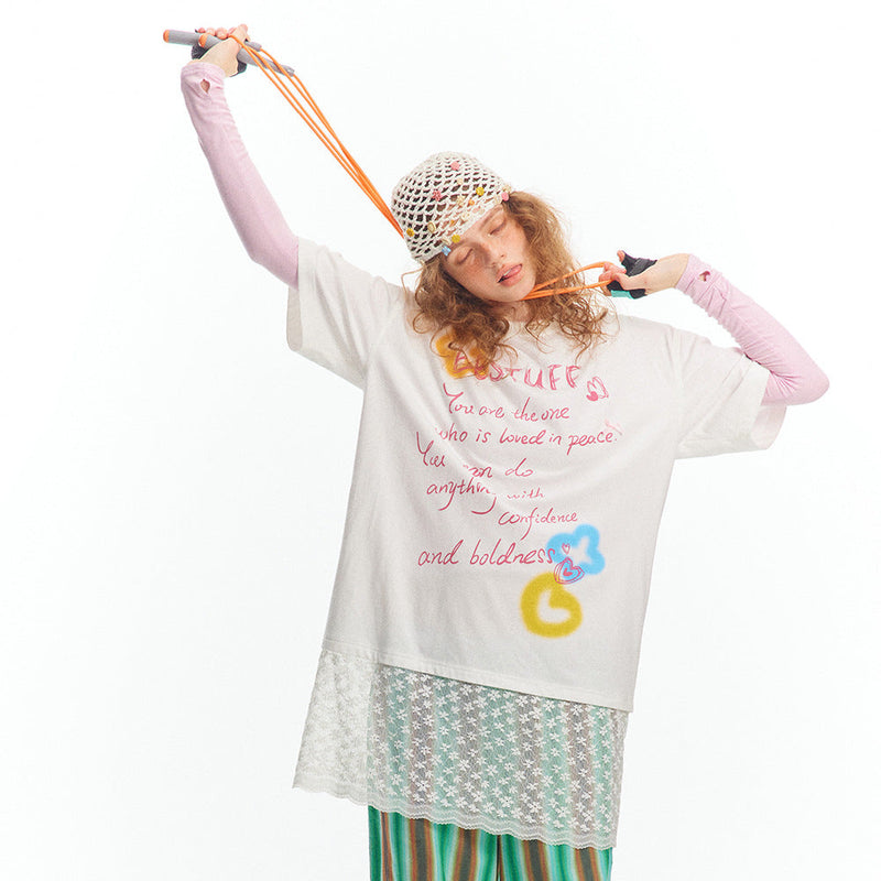 Handwritten Heartland Letters Everyday Short T-Shirt