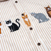 Kitty Stripe Cool Short Sleeve Top