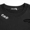 Frosted Dark-Craft Letter Sleeveless Crewneck T-Shirt