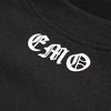 Frosted Dark-Craft Letter Sleeveless Crewneck T-Shirt