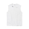 Frosted Dark-Craft Letter Sleeveless Crewneck T-Shirt