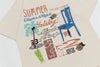 Abstract Stamped Short Sleeve T-Shirt