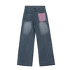 Stitched Rabbit Relaxed Denim