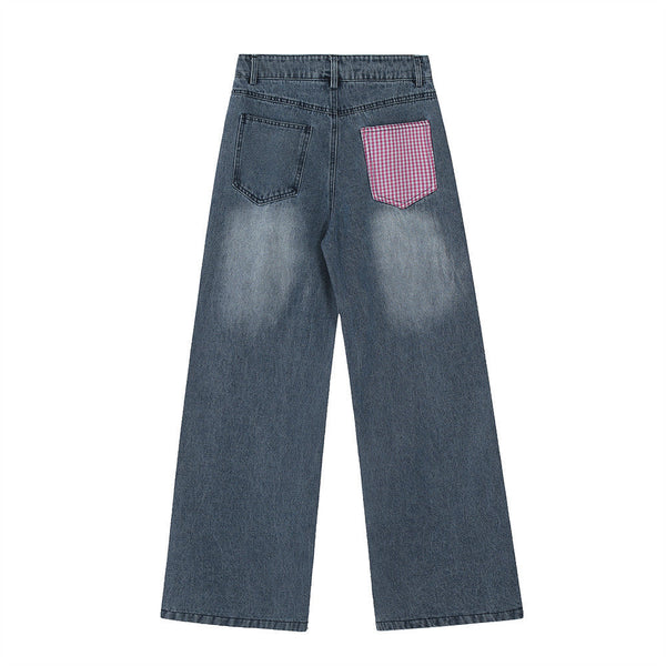 Stitched Rabbit Relaxed Denim alternatif görünüm