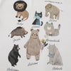 Vibrant Animal Print Sundaze Crewneck T-Shirt