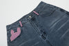 Stitched Rabbit Relaxed Denim