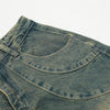 Washed Arc Denim Trousers