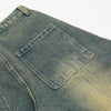 Washed Arc Denim Trousers