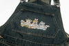 Cartoon Stitch Denim Overalls