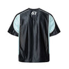 Contrast Color Stitched Freedom-State Athletic T-Shirt