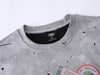 Washed-Out Heartland Style Patterned Short-Sleeve T-Shirt