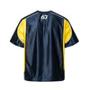 Contrast Color Stitched Freedom-State Athletic T-Shirt