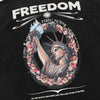 Sleeve Short Print Freedom T-Shirt
