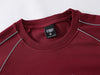 Breezy-Cut Letter Print Raglan T-Shirt