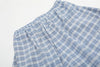 Wide Leg Ekose Pantolon, detay görünüm — Navra Wear