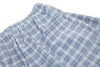Wide Leg Ekose Pantolon, model üzerinde — Navra Wear