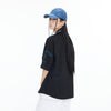 Baseball Stitch Embroidered Collar Top