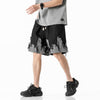 Cat Hue Patchwork Denim Shorts