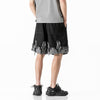 Cat Hue Patchwork Denim Shorts