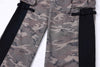 Bol Kesim Kamuflaj Desenli Pantolon, kombin görünüm — Navra Wear
