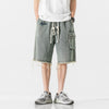 Easy Grain Straight Denim Shorts
