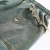 Easy Grain Straight Denim Shorts