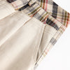Offset Pleat Wide Shorts