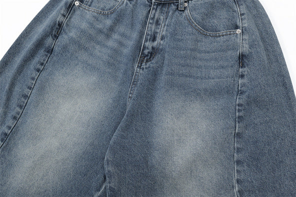 Punk Wash Denim Wide-Leg alternatif görünüm