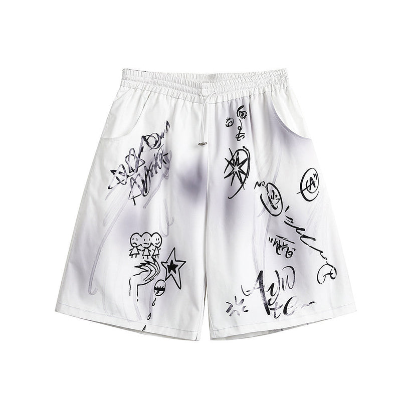 Spray Paint Boulevard Shorts