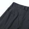 Flanging Distinctive Plain Tone Wide Denim Shorts
