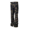 Big Horn Woodland Spliced Zipper Denim
