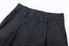 Wide Leg Jean Şort, yakın çekim — Navra Wear