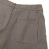 Heritage Checkered Casual Wide Leg Denim Shorts